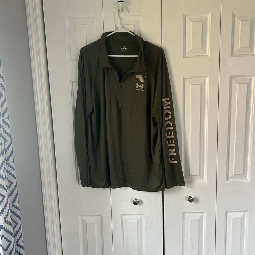 Under Armour Men's Green Freedom Shirt